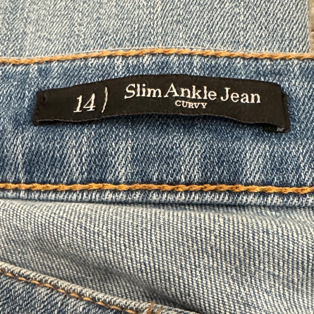 Talbots Light Blue -  Slim Ankle Jean - Picture 4 of 6
